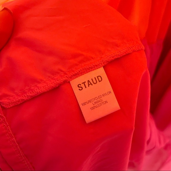 STAUD | NWT!! Pink Meadow Tiered Crepe De Chine Maxi Dress size: XS - Picture 10 of 12